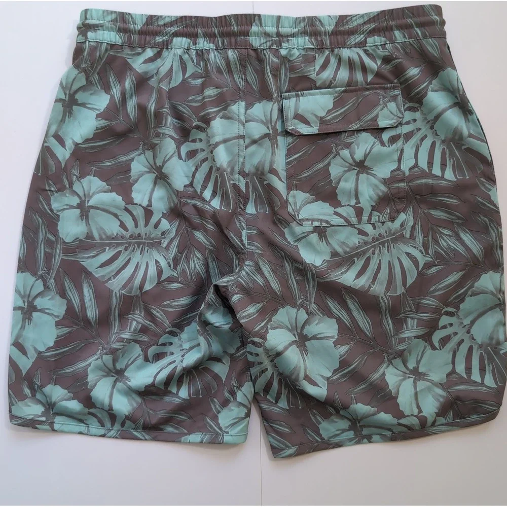 NWT Reel Life Boardwalk Shorts Mens XL Blue Performance Stretch Quick Dry UPF